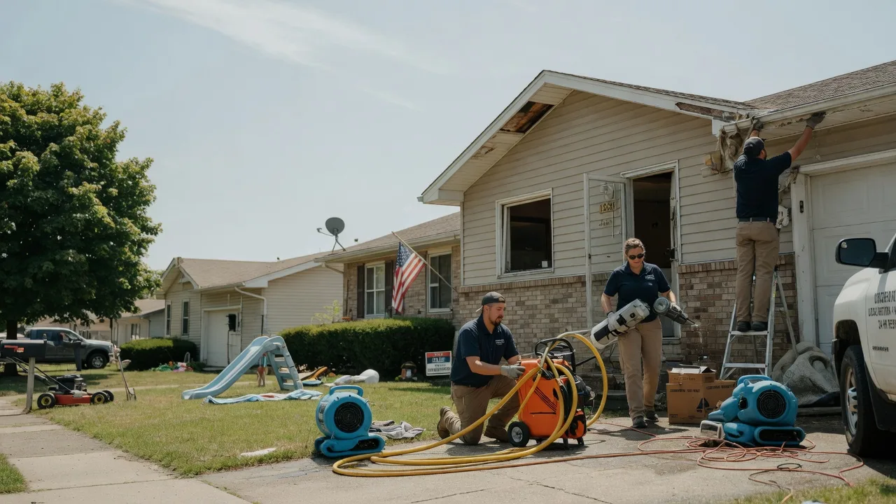 Water Damage Restoration in Grissom Arb, IN near me